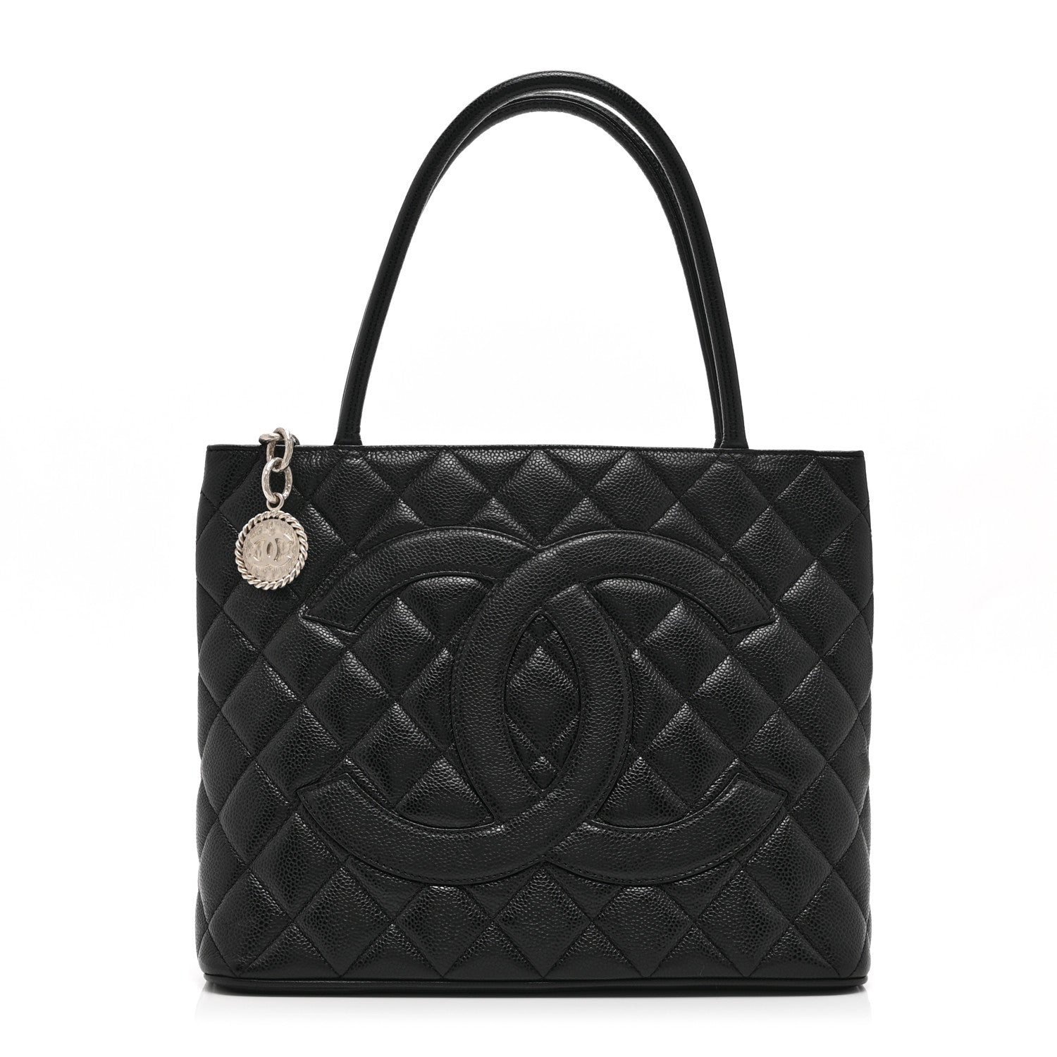 Chanel Caviar Quilted Medallion Tote Black 1 of 11