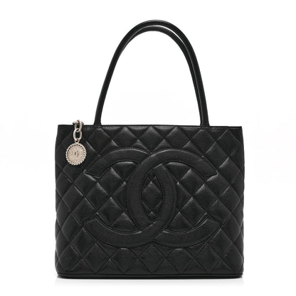 Chanel Caviar Quilted Medallion Tote Black 1 of 11
