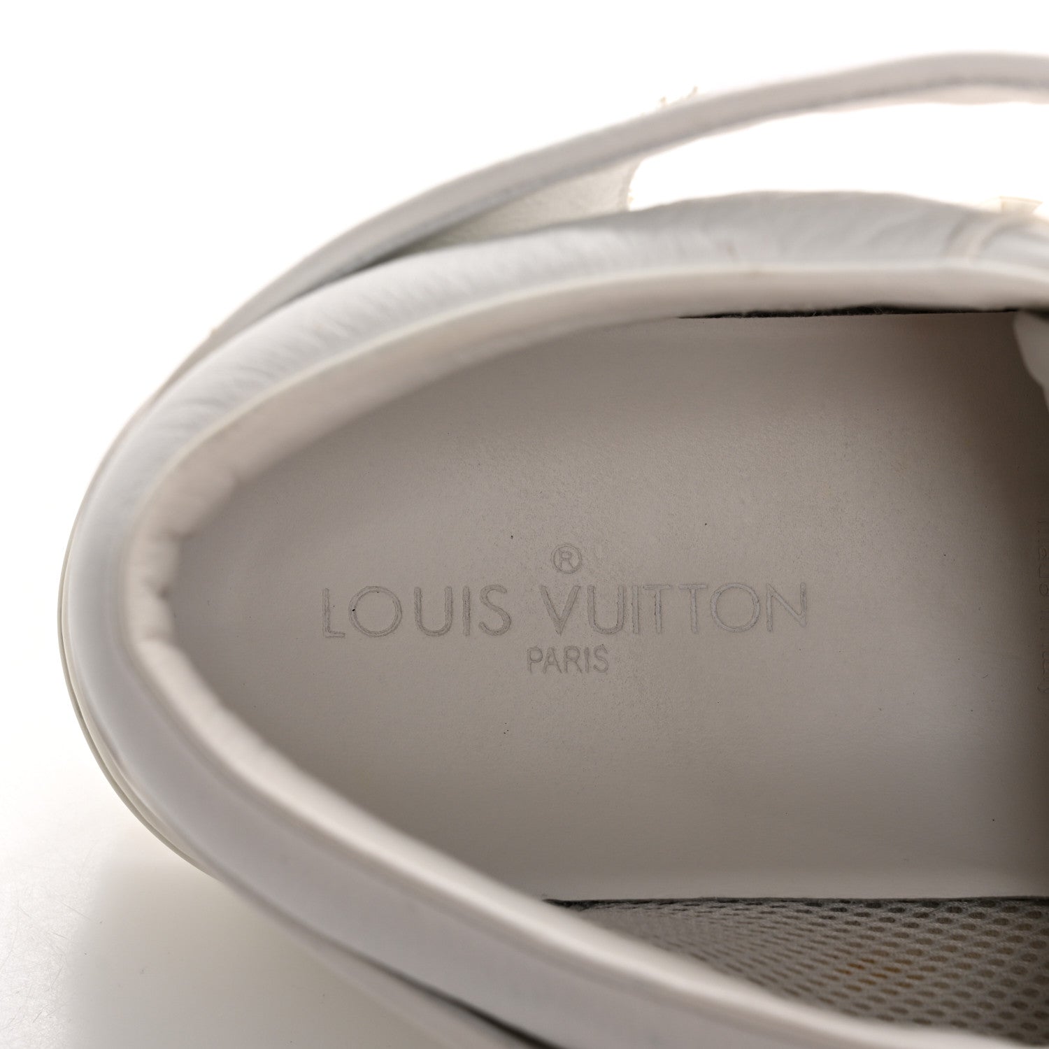 Louis Vuitton Calfskin Perforated Mens Acapulco Sneakers 8 White 7 of 9