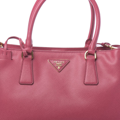 Prada Saffiano Lux Medium Tote Peonia 9 of 11