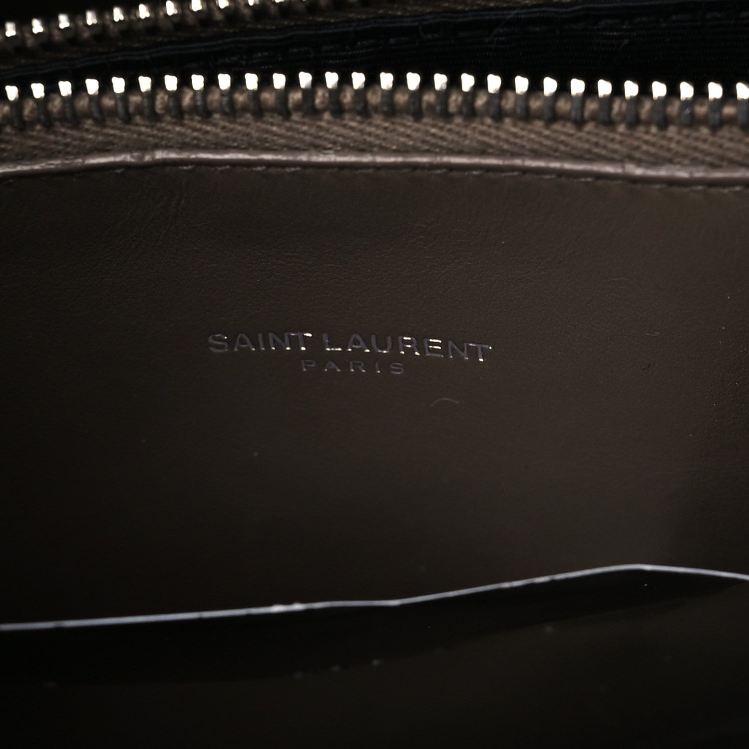 Saint Laurent Grained Calfskin Topstich Baby Sac De Jour Taupe 5 of 12