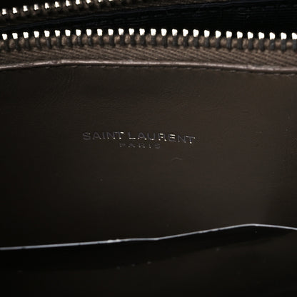 Saint Laurent Grained Calfskin Topstich Baby Sac De Jour Taupe 5 of 12