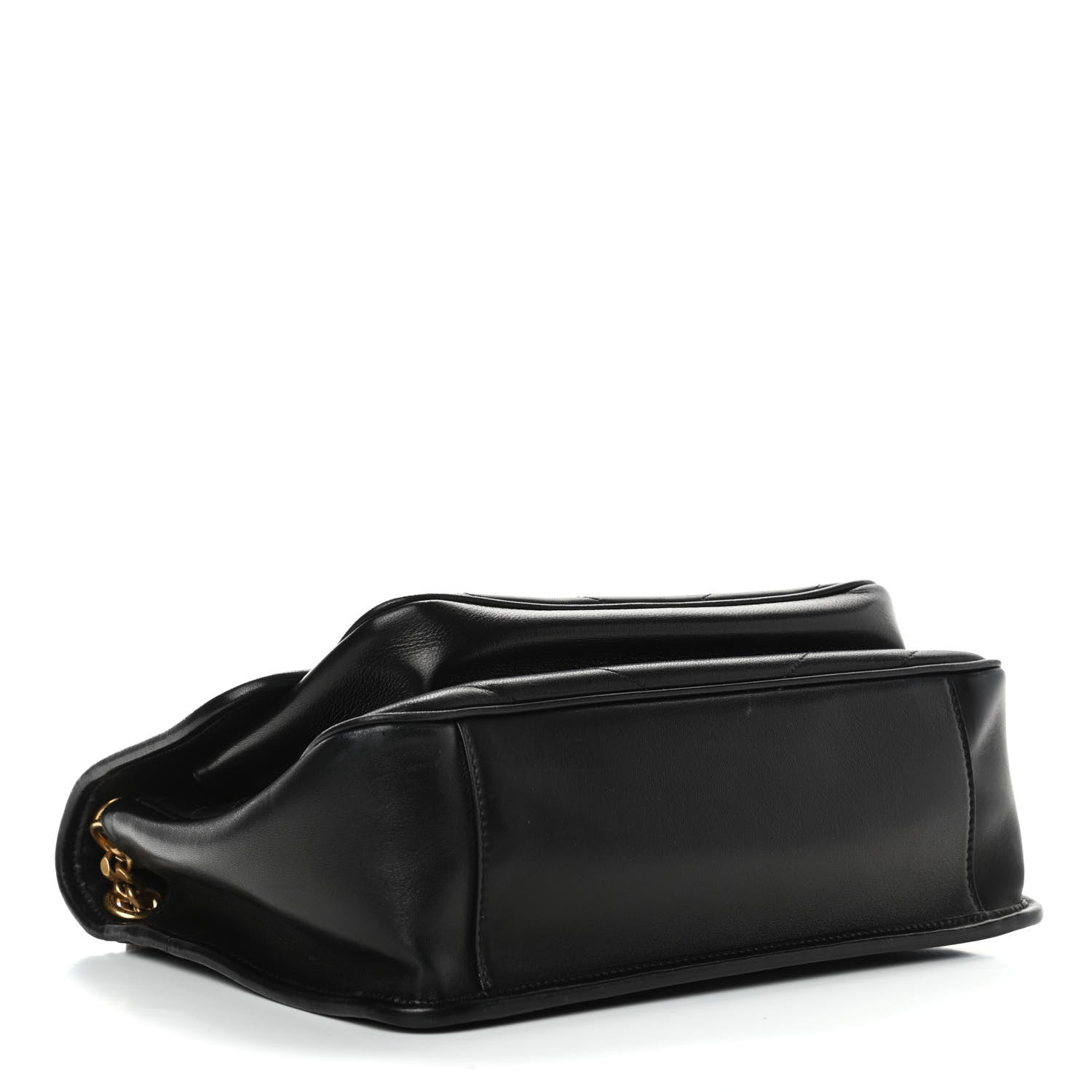 Saint Laurent Lambskin Matelasse Monogram Medium Niki Chain Satchel Black 3 of 4