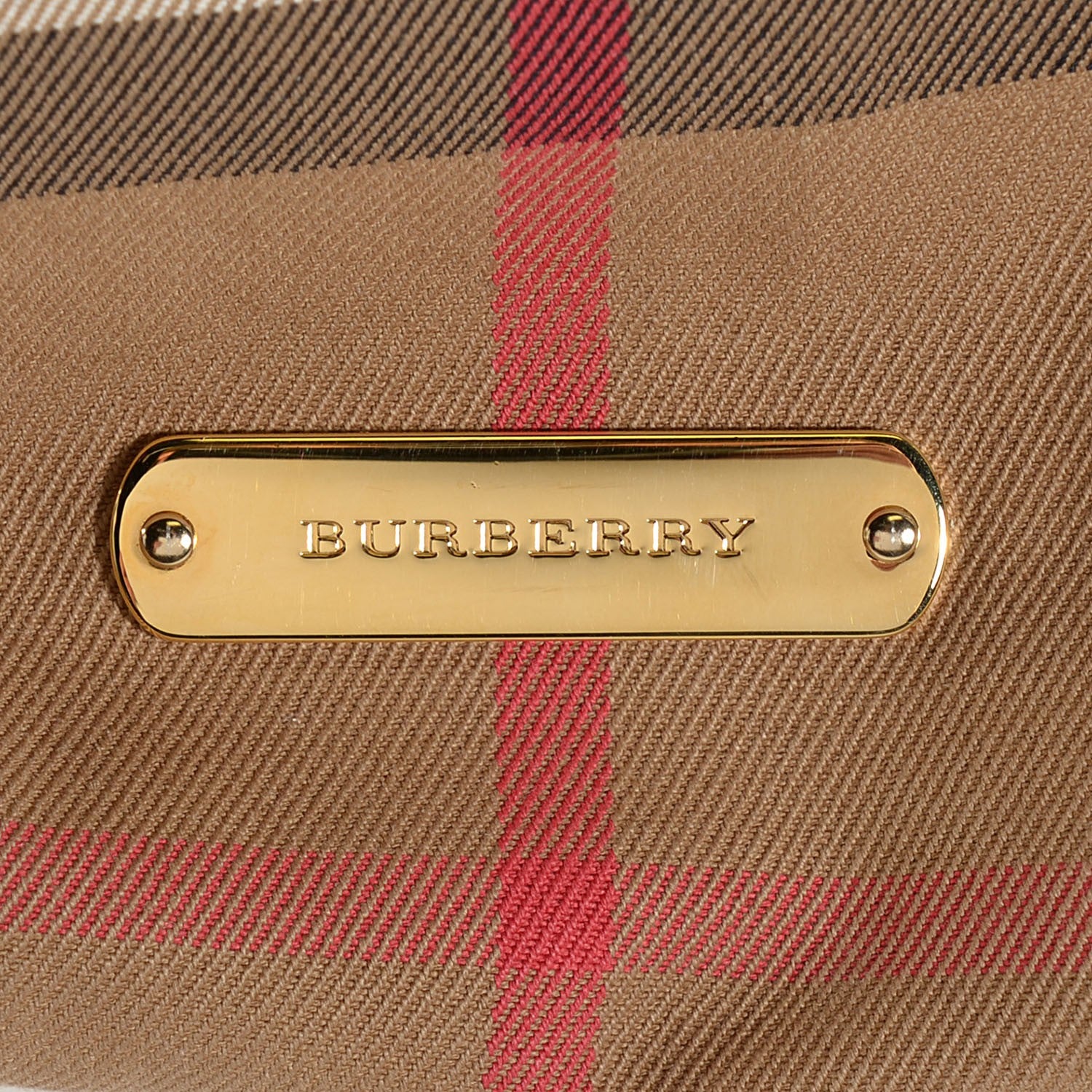 Burberry House Check Small Canterbury Tote White 6 of 12