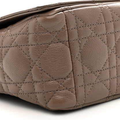 Christian Dior Calfskin Cannage Medium Caro Bag Taupe 9 of 14