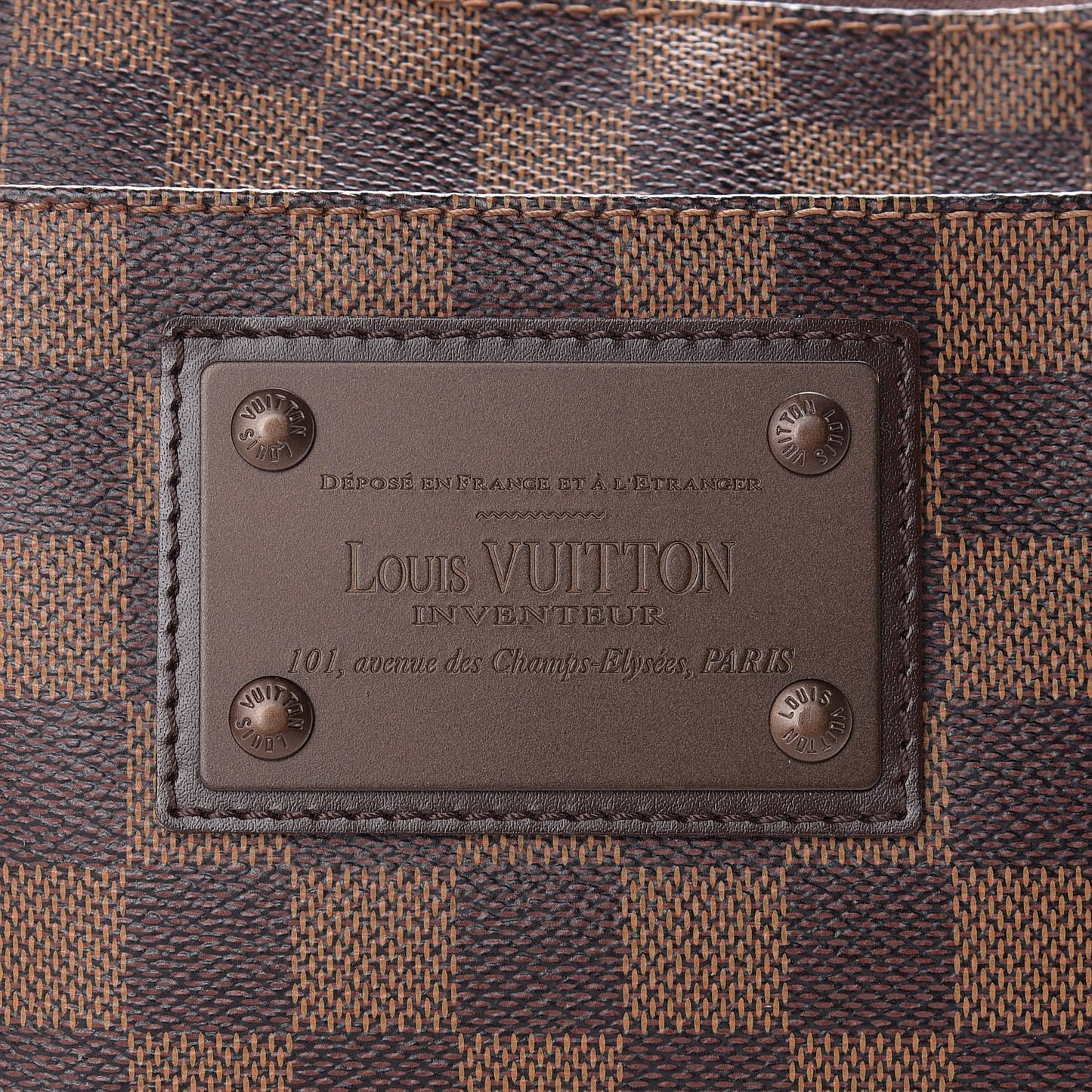 Damier Ebene Brooklyn Flat Pochette