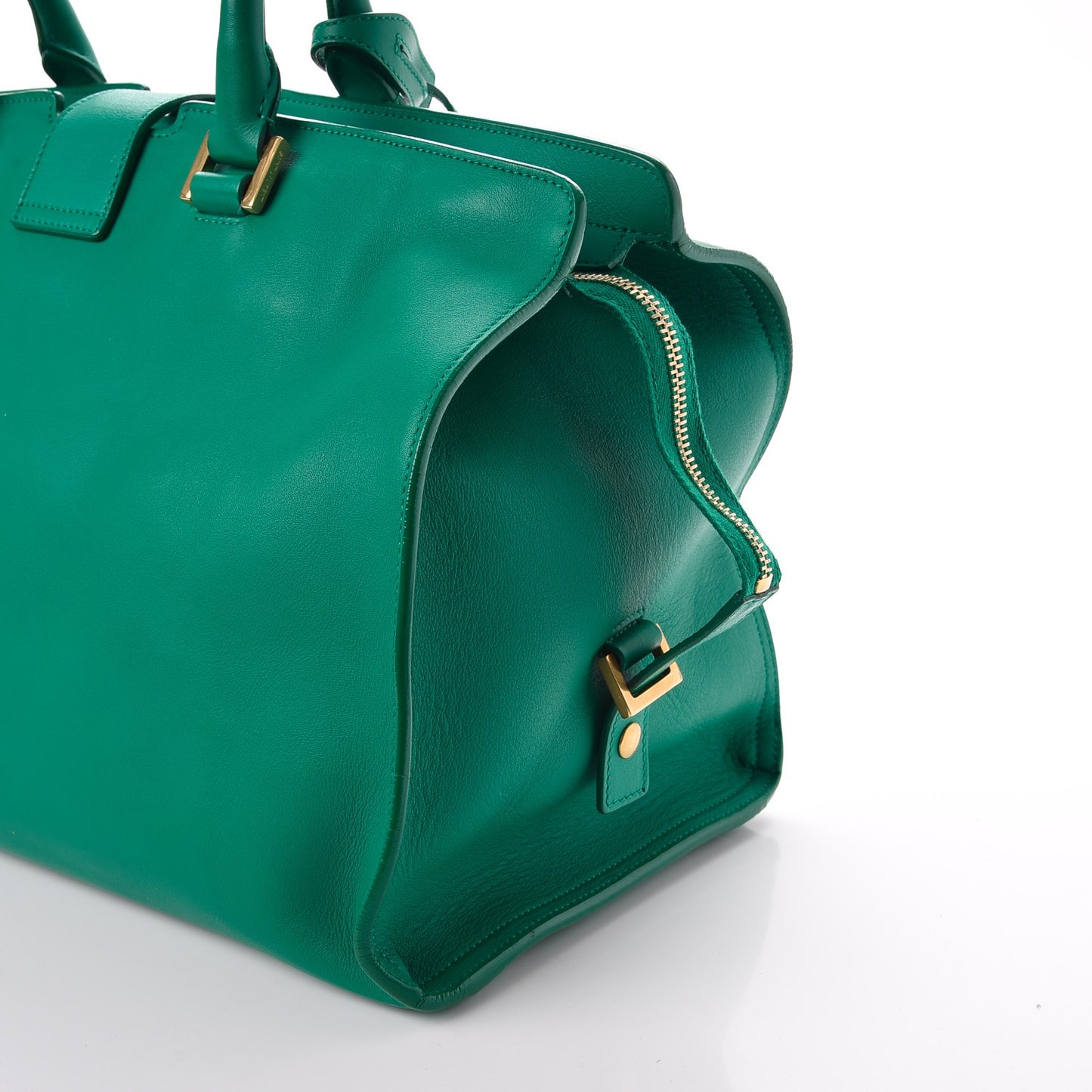 Calfskin Medium Classic Y Cabas Green