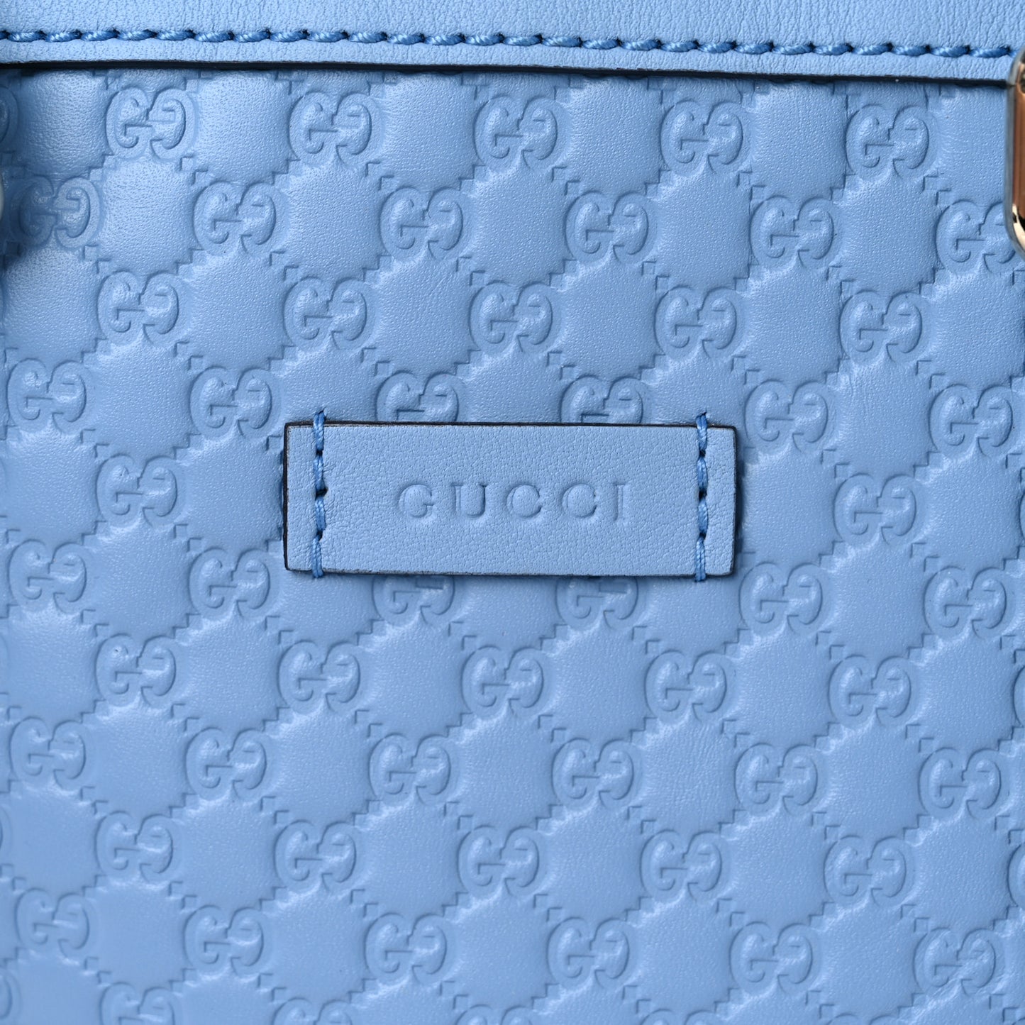 Microguccissima Mini Dome Bag Mineral Blue