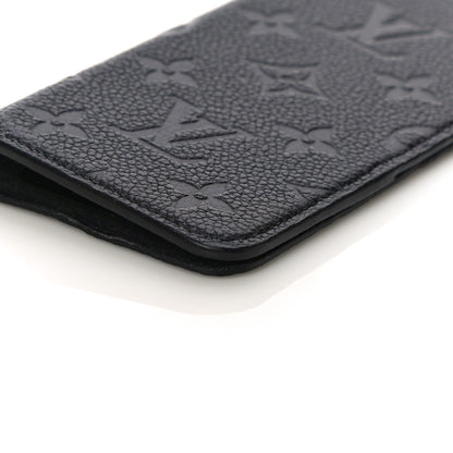 Louis Vuitton Empreinte iPhone X/XS Folio Case Black 9 of 13
