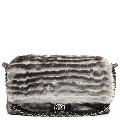 Chanel Chinchilla Fur Jumbo Flap Bag 1 of 9