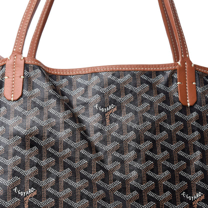 Goyard Goyardine Saint Louis GM Black Gold 10 of 10