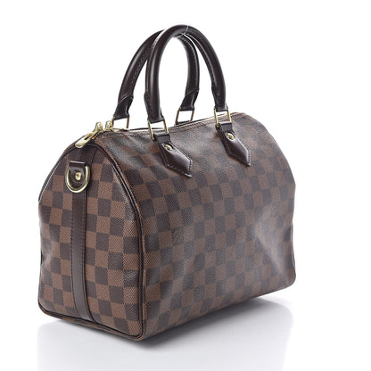 Louis Vuitton Damier Ebene Speedy Bandouliere 25 3 of 10
