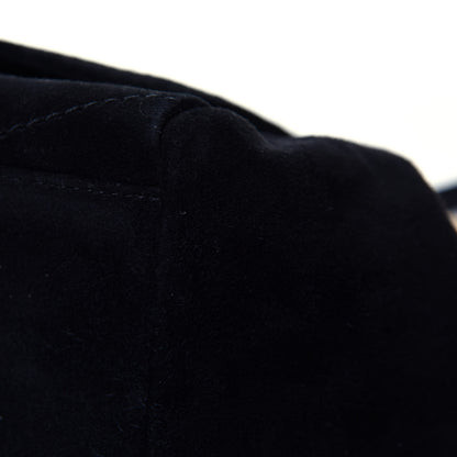 Saint Laurent Suede Chevron Monogram Small Nolita Black 12 of 13