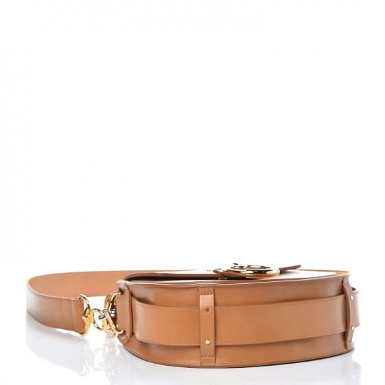 Calfskin Suede Large Tess Bag Autumnal Brown