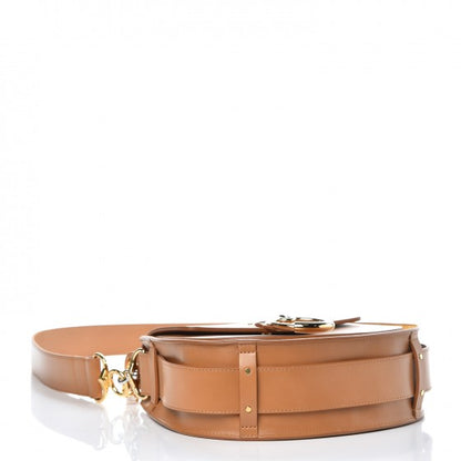 Chloe Calfskin Suede Large Tess Bag Autumnal Brown 4 of 7
