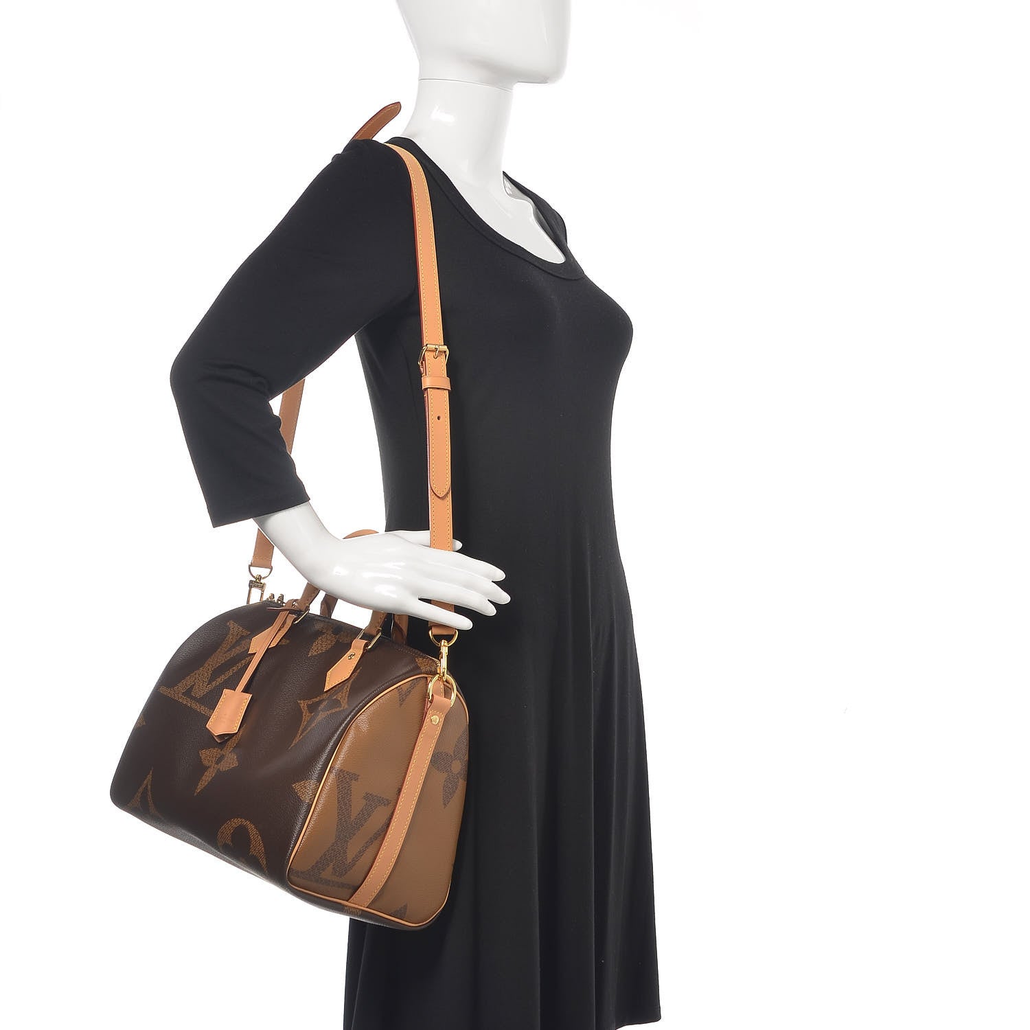 Louis Vuitton Reverse Monogram Giant Speedy Bandouliere 30 2 of 10