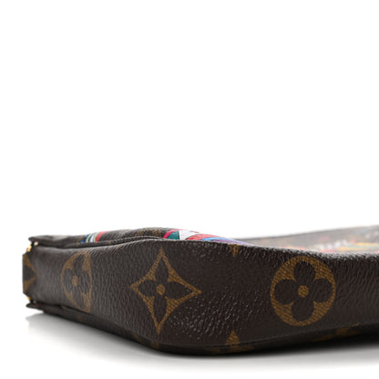 Louis Vuitton Monogram 2020 Christmas Animation Bumper Cars Mini Pochette Accessories Coquelicot 6 of 10