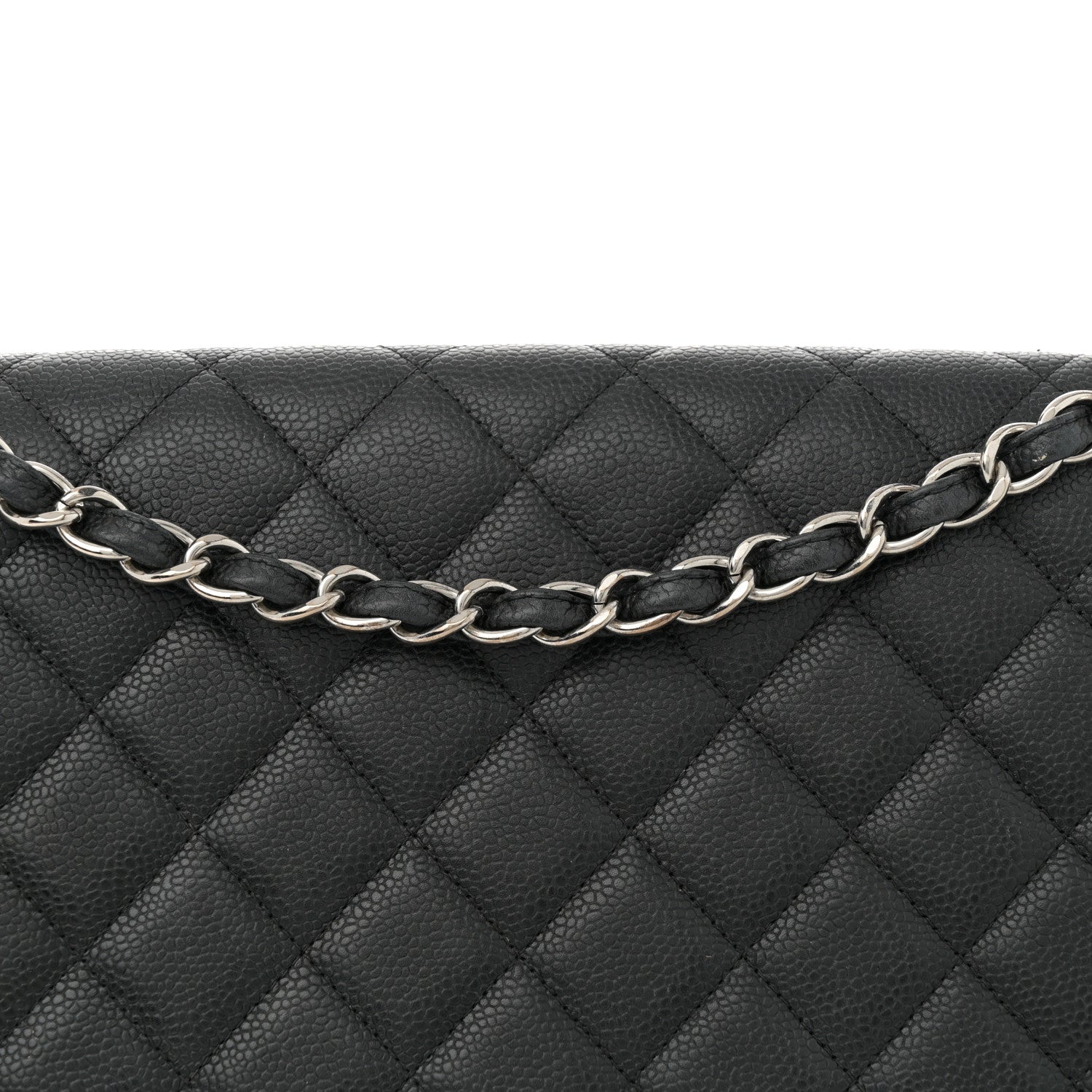Chanel Caviar Quilted Maxi Single Flap Black 8 of 12