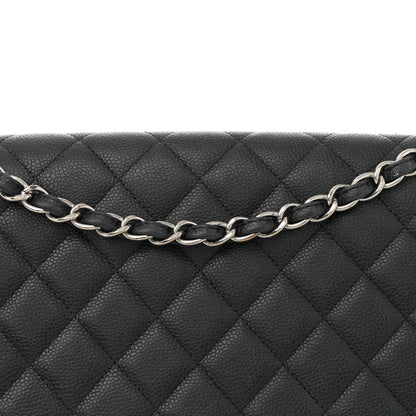 Chanel Caviar Quilted Maxi Single Flap Black 8 of 12
