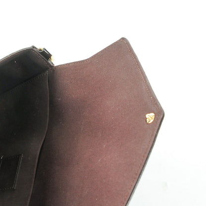 Louis Vuitton Vernis Pochette Felicie Chain Wallet Amarante 10 of 10