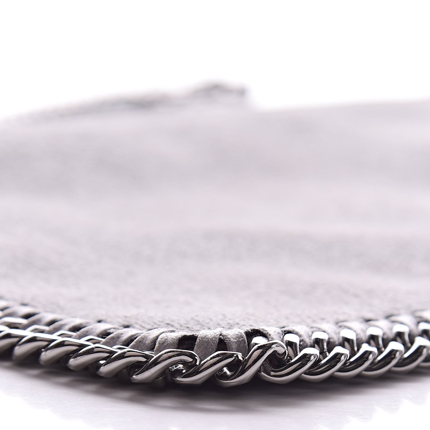 Stella McCartney Shaggy Deer Falabella Clutch Light Grey 8 of 11