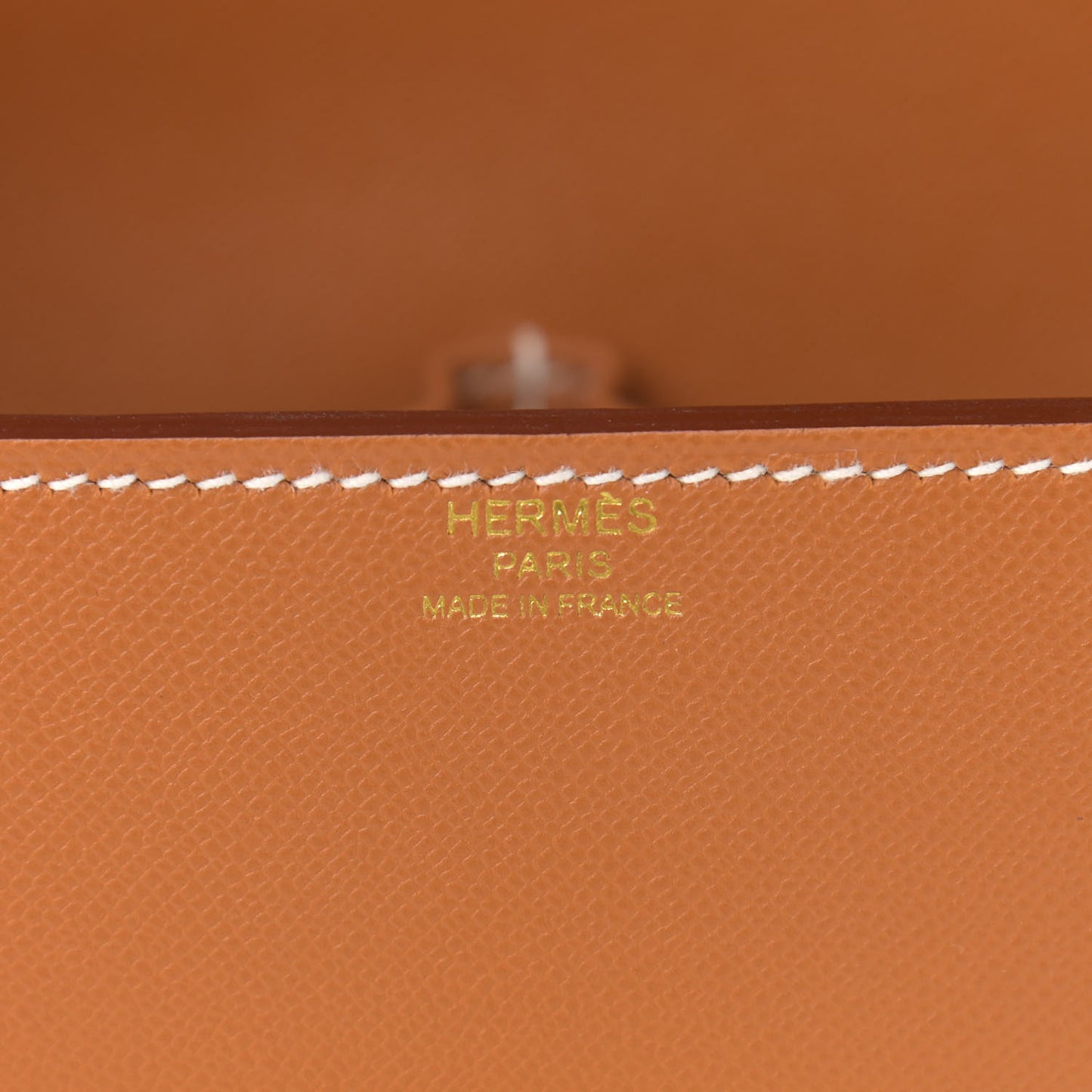 Epsom Cinhetic Boxy Top Handle Bag Gold