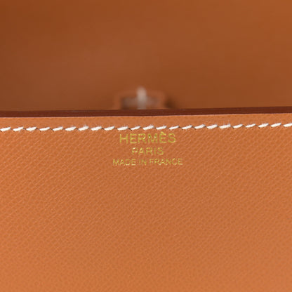 Hermes Epsom Cinhetic Boxy Top Handle Bag Gold 6 of 11