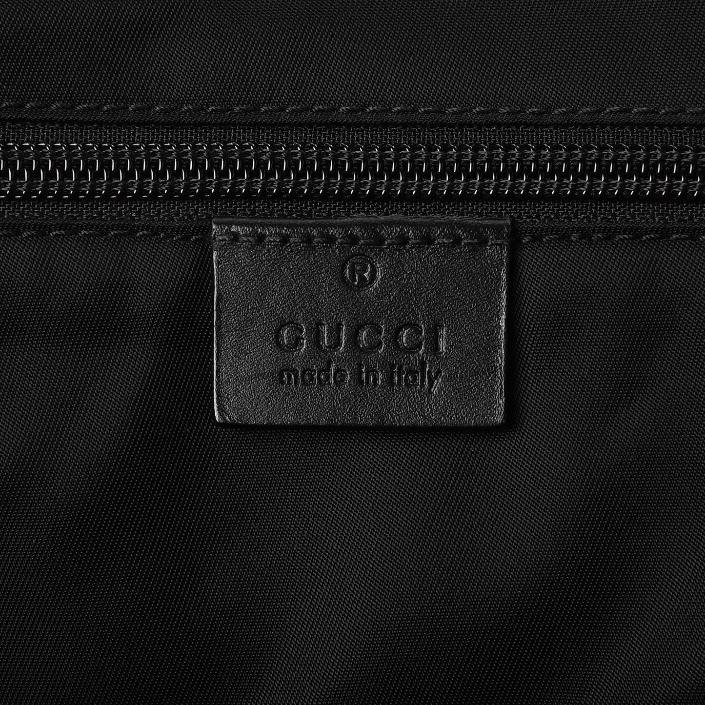 GG Supreme Monogram Flap Messenger Bag Black Grey