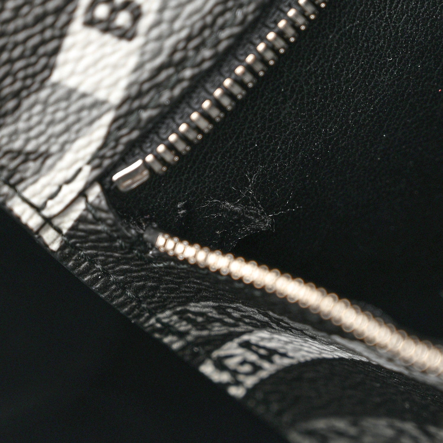 Balenciaga Coated Canvas Losange Monogram XXS Tote Black Grey 7 of 8