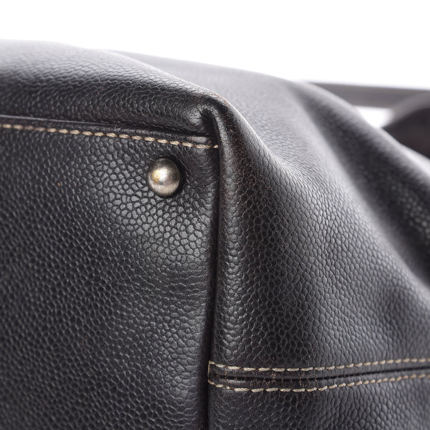 Caviar CC Shoulder Bag Brown