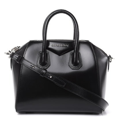 Givenchy Shiny Lord Calfskin Mini Antigona Black 1 of 10
