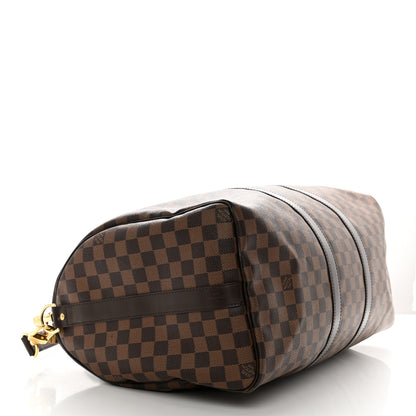 Louis Vuitton Damier Ebene Keepall Bandouliere 45 3 of 19