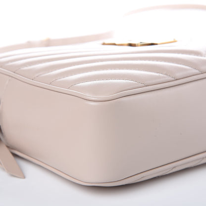 Saint Laurent Calfskin Matelasse Monogram Lou Camera Bag Beige 7 of 9