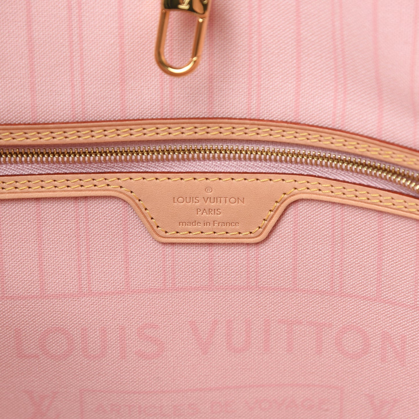Damier Azur Neo Neverfull MM Rose Ballerine