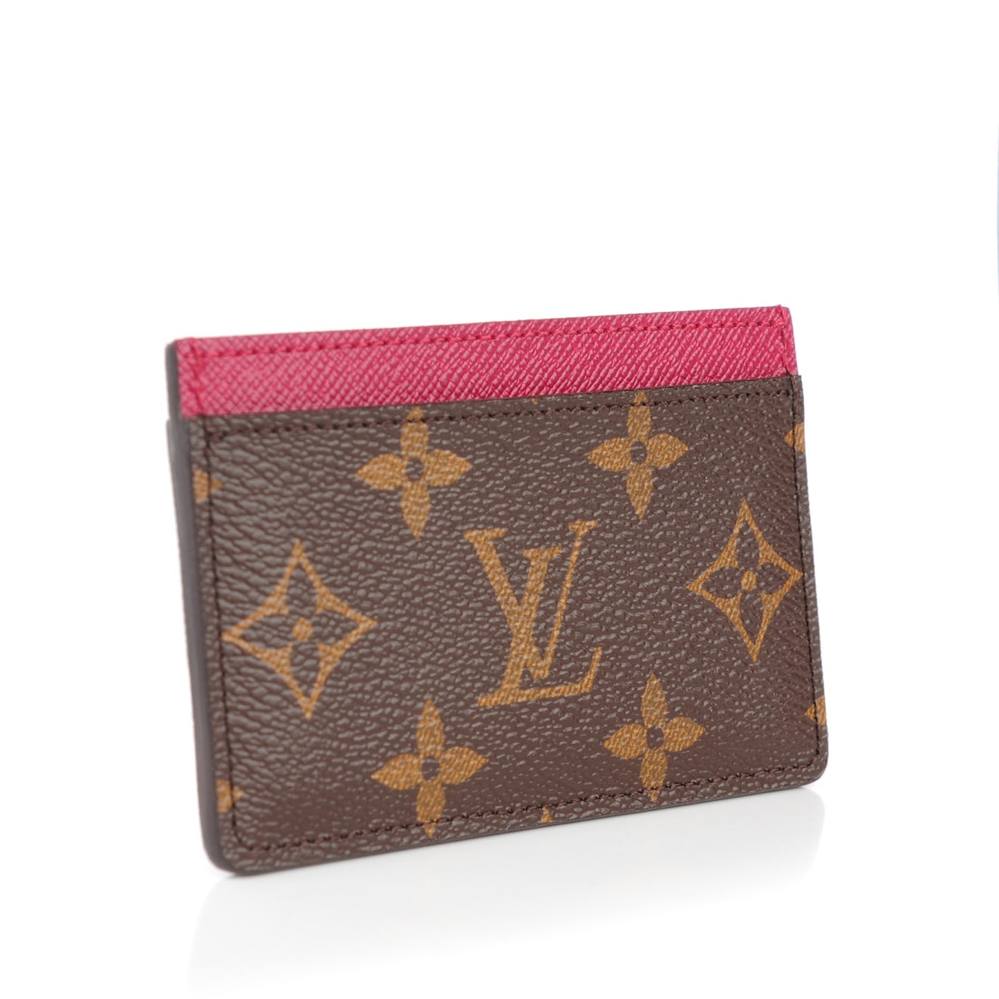 Monogram Card Holder Fuchsia