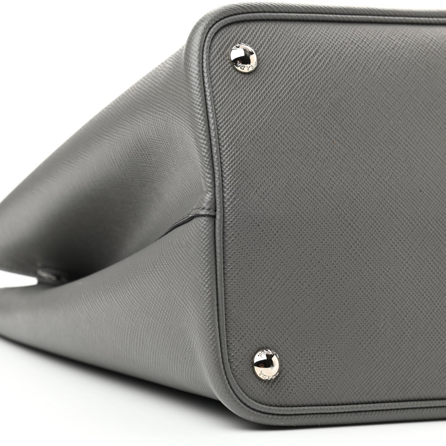 Saffiano Cuir Large Double Bag Marmo