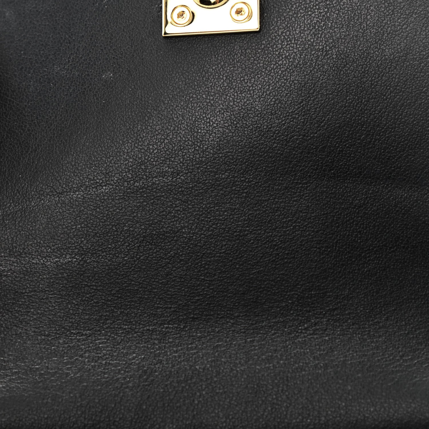 Fendi Vitello Liberty Studded Fold Over Card Holder Black 9 of 10