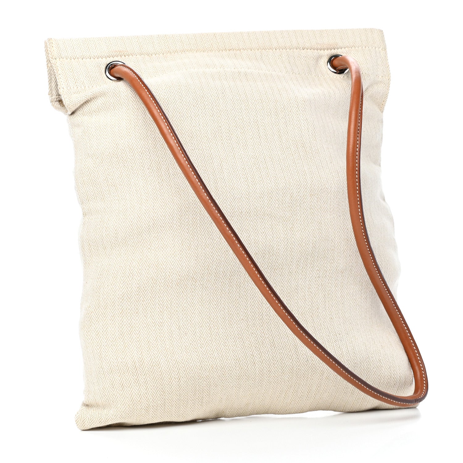 Hermes Canvas Swift Aline Grooming Bag Gold 3 of 12