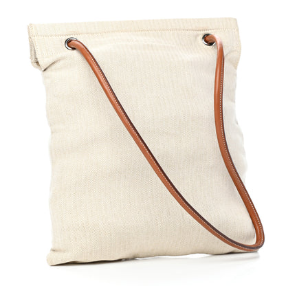 Hermes Canvas Swift Aline Grooming Bag Gold 3 of 12