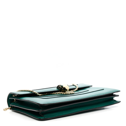 Bulgari Calfskin Serpenti Forever Shoulder Bag Emerald Green 5 of 16