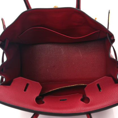 Hermes Togo Birkin 30 Rouge Grenat 5 of 12