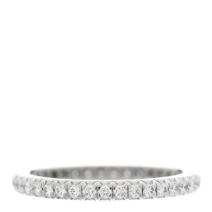 Tiffany Platinum Diamond .31ctw Soleste Eternity Band Ring 48 4.5 2 of 3