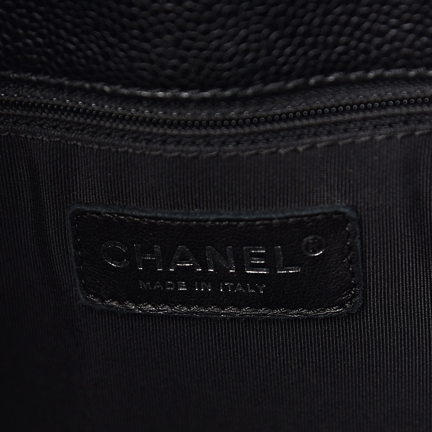 Chanel Caviar Quilted Petit Shopping Tote PST Black 7 of 10