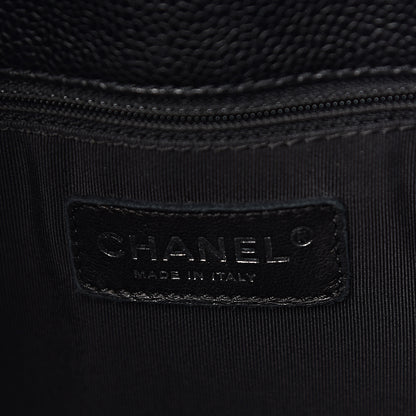 Chanel Caviar Quilted Petit Shopping Tote PST Black 7 of 10