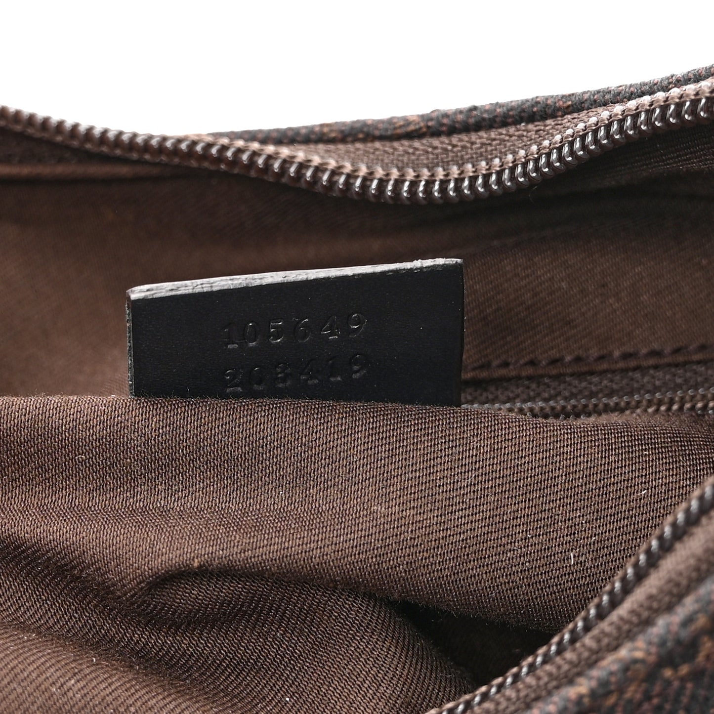 Denim Monogram Small Hobo Dark Brown