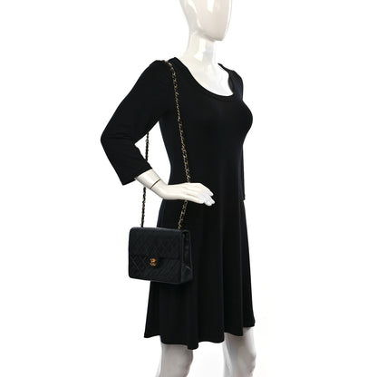 Chanel Lambskin Quilted Mini Square Flap Bag Black 2 of 10
