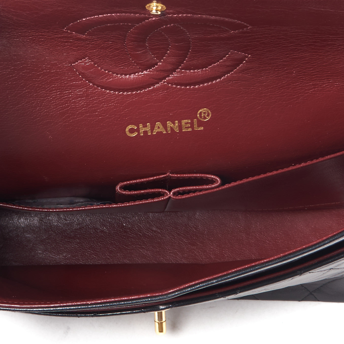Chanel Lambskin Quilted Medium Double Flap Black 4 of 9