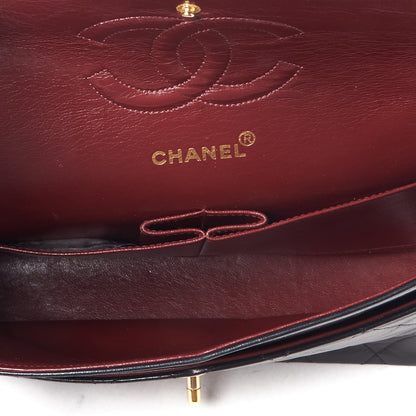 Chanel Lambskin Quilted Medium Double Flap Black 4 of 9