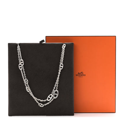 Hermes Sterling Silver Farandole Necklace 120 6 of 6
