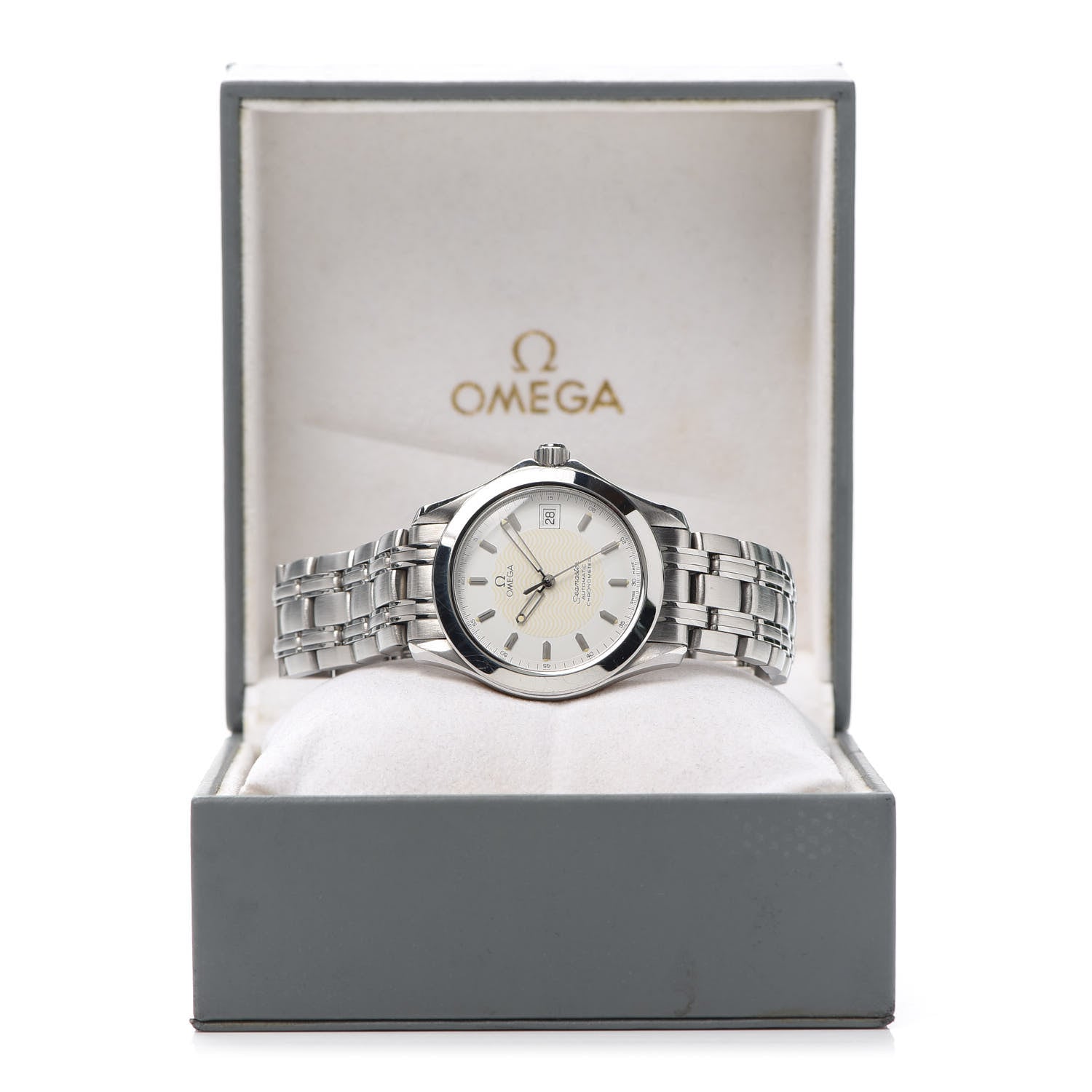 Omega Stainless Steel 36mm Seamaster Automatic Watch White 368.1501 6 of 6